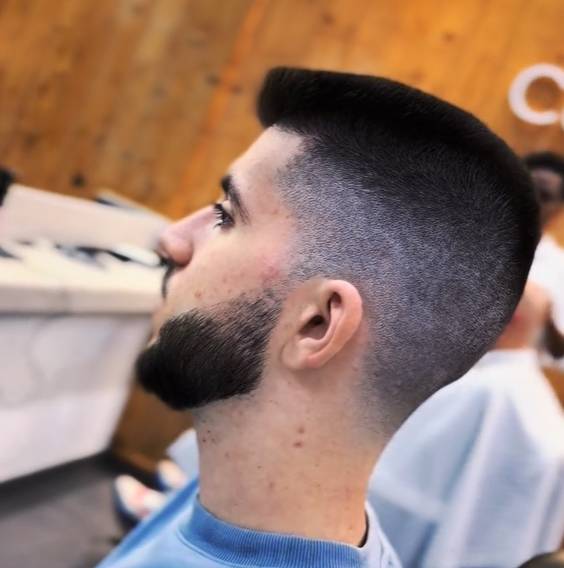 corte de caballero degradado